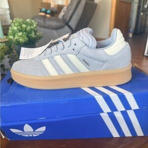 Adidas Samba Light Blue Sneakers
